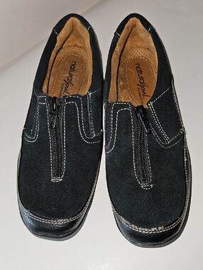 NWOT Natural Soul By Naturalizer Black Ferva Walking Shoes Sz 5.5
